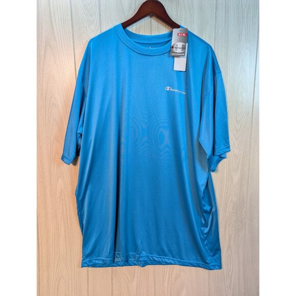 Champion Performance T-Shirt Authentic Athleticwear Blue Size To 2XLT Tall - Picture 1 of 5